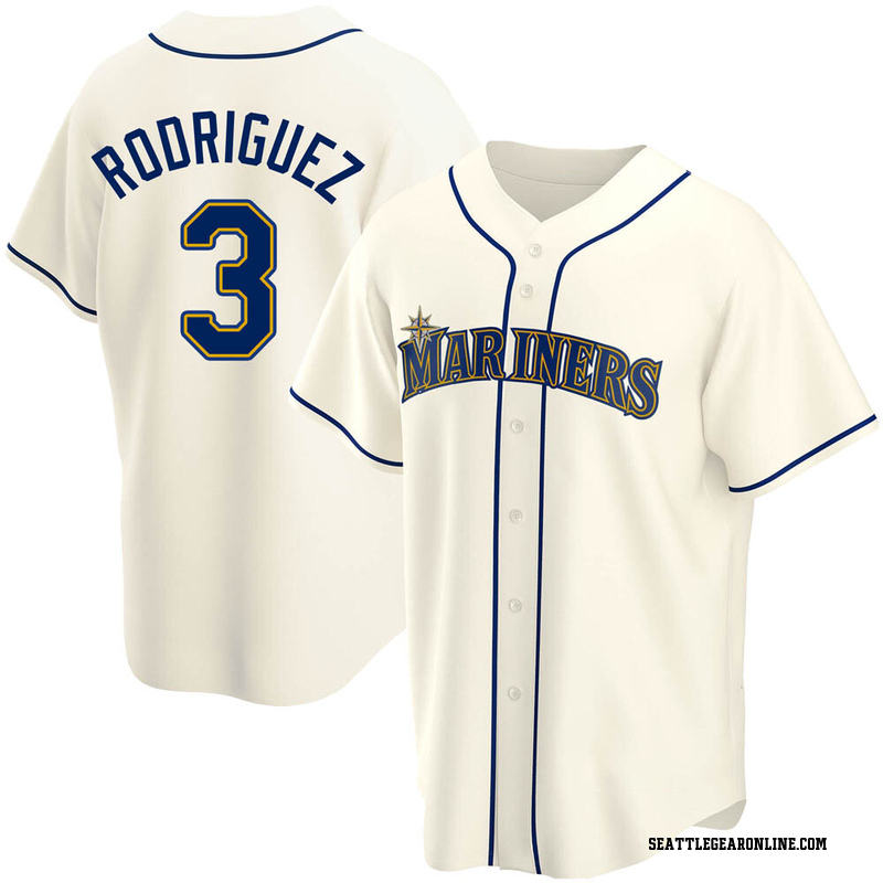 Alex Rodriguez Youth Seattle Mariners Alternate Jersey - Cream Replica