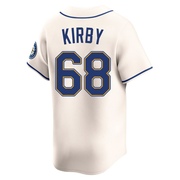 George Kirby Men's Seattle Mariners Alternate Jersey - Cream Limited