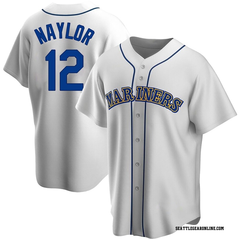 Josh Naylor Men's Seattle Mariners Home Cooperstown Collection Jersey - White Replica