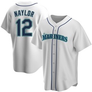 Josh Naylor Men's Seattle Mariners Home Jersey - White Replica