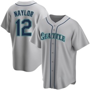 Josh Naylor Men's Seattle Mariners Road Jersey - Gray Replica