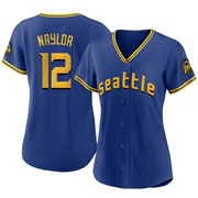 Josh Naylor Women's Seattle Mariners 2023 City Connect Jersey - Royal Replica