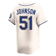 Randy Johnson Men's Seattle Mariners Alternate Jersey - Cream Limited