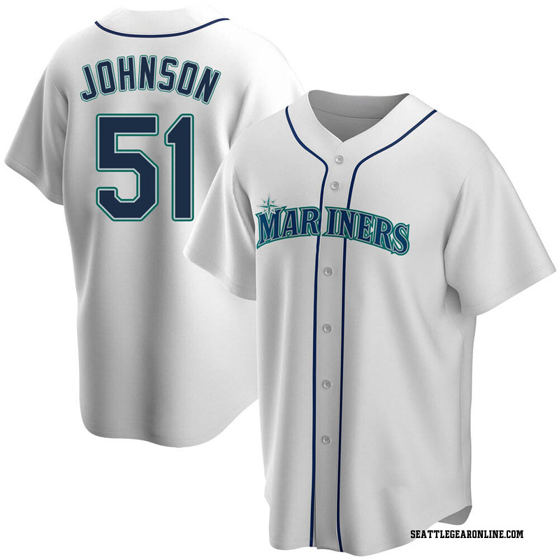 Randy Johnson Youth Seattle Mariners Home Jersey - White Replica