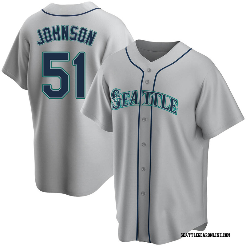 Randy Johnson Youth Seattle Mariners Road Jersey - Gray Replica