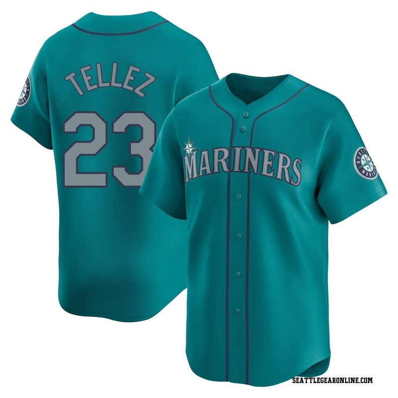 Rowdy Tellez Youth Seattle Mariners Alternate Jersey - Aqua Limited