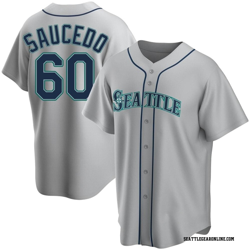 Tayler Saucedo Youth Seattle Mariners Road Jersey - Gray Replica