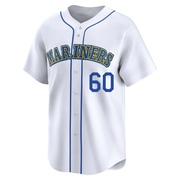 Tayler Saucedo Youth Seattle Mariners Throwback Cooperstown Collection Jersey - White Limited