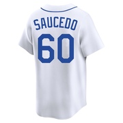 Tayler Saucedo Youth Seattle Mariners Throwback Cooperstown Collection Jersey - White Limited