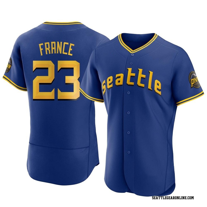 Ty France Seattle Mariners Alternate Royal Baseball Player Jersey —  Ecustomily